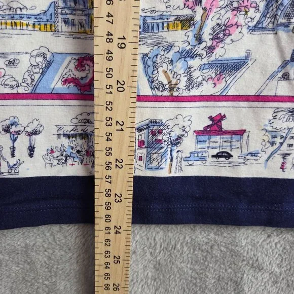 Talbots Paris Scenes Graphic Tee, Medium - Picture 5 of 6